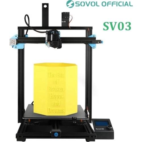 Sovol SV03 3D Printer Upgrade Larger Printing Size 350x350x400mm Printer Direct Drive Extruder BLTouch Silentboard Pre-installed