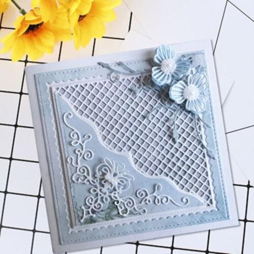 Scrapbook Diy Carving Hand Account Greeting Card Embossing Knife Die Carbon Steel Die Die Lace Frame Scrapbook Decoration