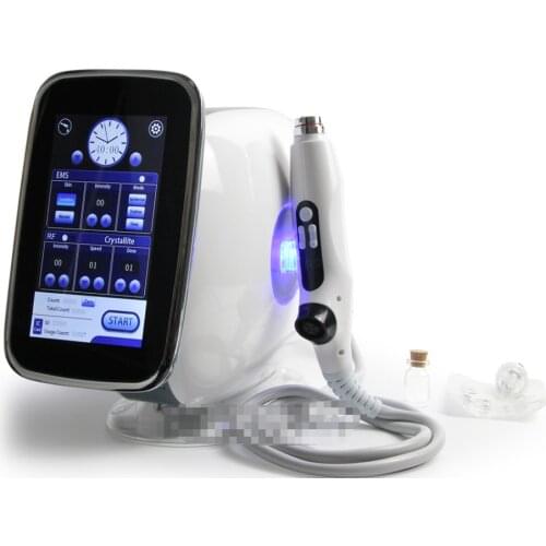 EMS Microneedle RF Machine No Needle Meso Mesotherapy Gun Injector Face Lifting Water Injection Anti Aging Salon Beauty Device