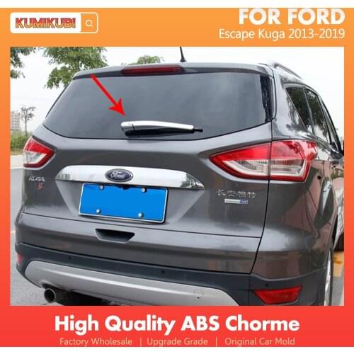 Car Styling For Ford Escape Kuga 2013-2019 ABS Chrome Rear Window Wiper Arm Blade Cover Trim Molding Overlay Decoration 2pcs