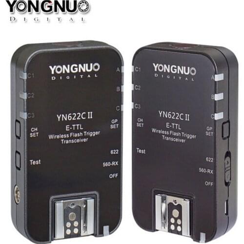 Yongnuo YN622C II yn 622C II Wireless E-TTL Flash Trigger For Canon 6D 7D 700D 650D Compatible With YN622C 560-TX RF-603 RF-605