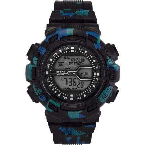 Men Watch Movement Waterproof Electronic Mens Watches Fashion Multi-function Lights Digital Wristwatches The New