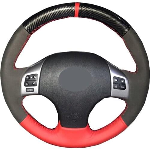 Car Steering Wheel Cover Carbon Fiber Suede For Lexus I ISS250 IS250C IS300 IS350 IS300C IS350C F SPORT Hand Sewing