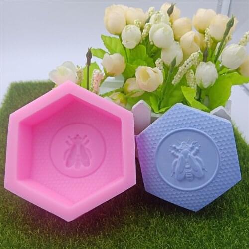 Queen Bee Nest Soap Mold Silicone Molds for Candle Wax Aroma Gypsum Craft Soap Making