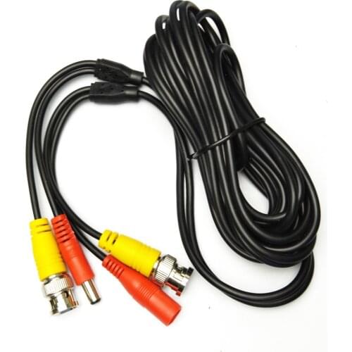 REDEAGLE BNC Cable 5M 10M 20M 30M Optional CCTV Video Output DC Plug Extension Cable for AHD CVI TVI Analog Security Camera DVR