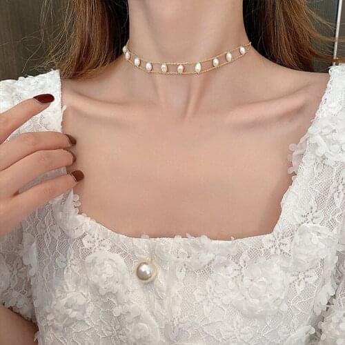 Lainimni Pearl Necklaces For Women