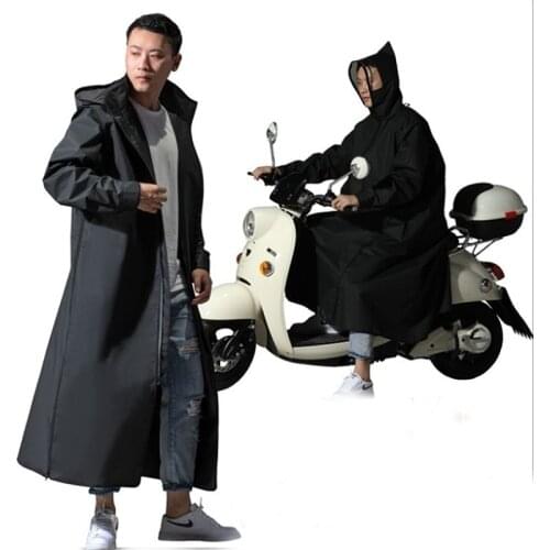 Hot Sale EVA Raincoat Women/Men Zipper Hooded Poncho Motorcycle Rainwear Long Style Hiking Poncho Environmental Rain Jacket