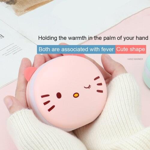 Heater Hand Warmer Heating Pad USB Rechargeable Handy Warmer Heater ABS+Aluminum alloy