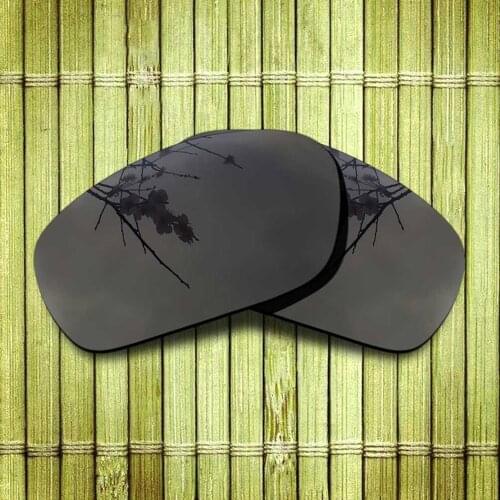 Polarized Replacement Lense For-Oakley Jawbone Sunglasses Frame - Black Mirrored Coating