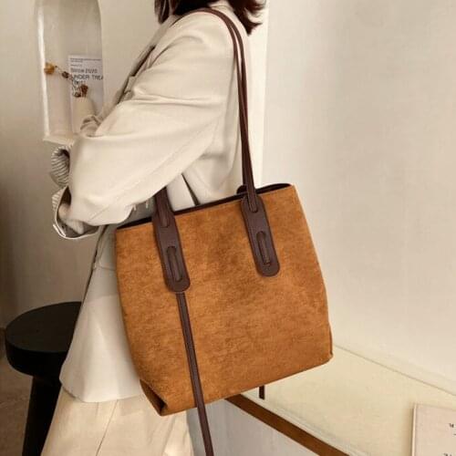 Scrub Leather Large Capacity Tote Bags For Women Casual Shoulder Bag Top-handle female Handbags Travel Big Shopper bags bolsa