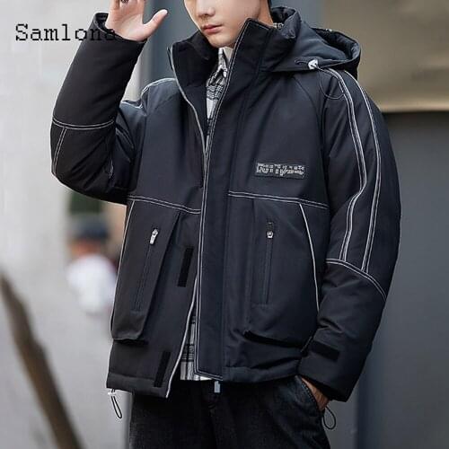 Samlona Men's Hooded Trench Coats