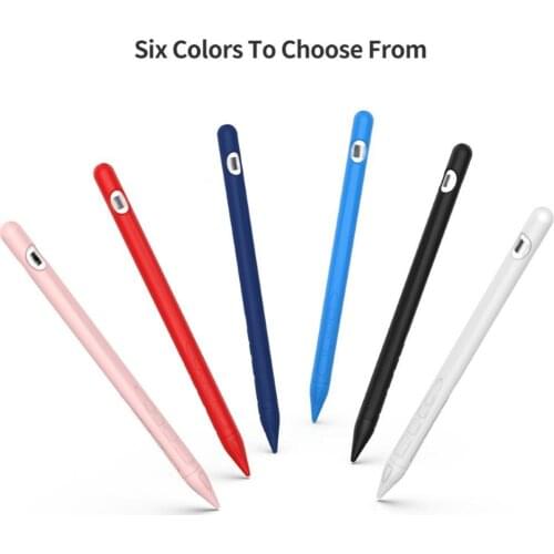 Silicone Touch Screen Stylus Pen Case Protective Cover Pouch for Apples Pencil 1