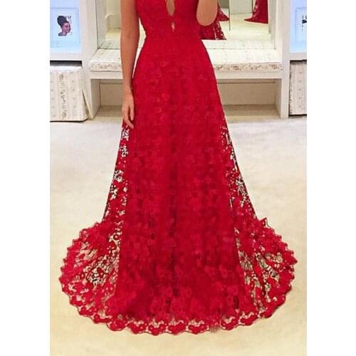 Women Ladies Long Wedding Bridesmaid Party Ball Prom Gown Dress