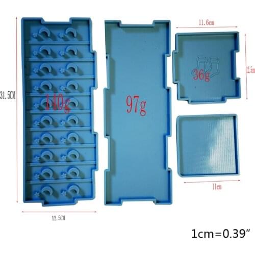 1 Set Sock Drawer Organizer Divider Cas Epoxy Resin Mold Closet Cabinet Underwear Tie Bra Storage Box Silicone Mould DIY Crafts