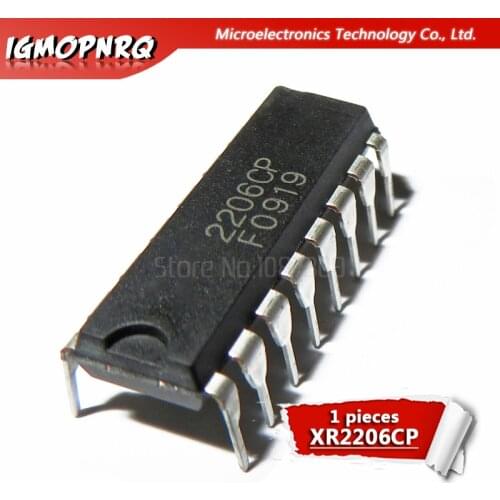 1PCS XR2206CP DIP16 XR2206 DIP 2206CP new and original IC