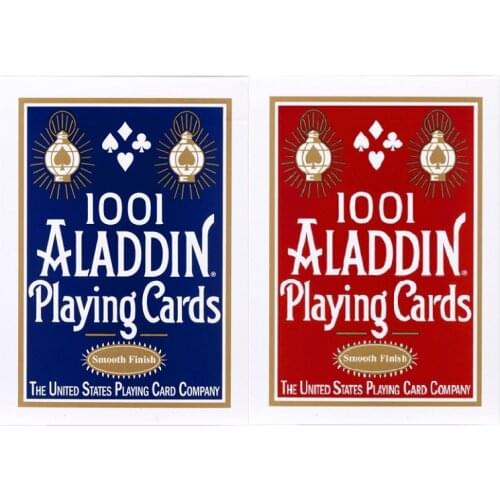 1001 Aladdin Playing Cards Blue/Red USPCC Deck Poker Size Magic Card Games Magic Tricks Props for Magician
