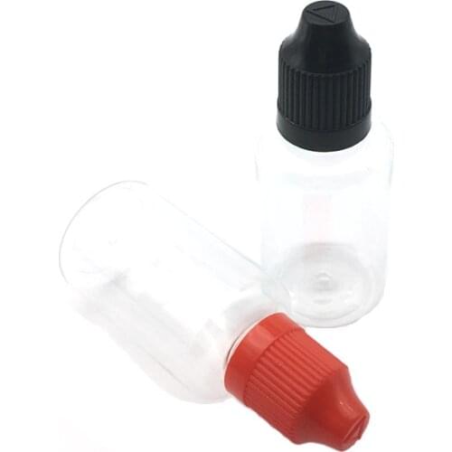 150pcs 30ml PET Plastic Dropper Bottles E Liquid Bottle With ChildProof Cap and long fine tips Eye Liquid Bottle Free Shipping