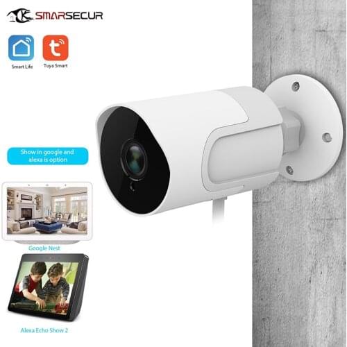 Tuya Smart Life WiFi Camera 1080P Wireless Home Security Camcorder Two Way Audio Motion Detection
