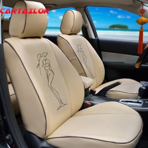 CARTAILOR custom fit seat covers for benz cls class car seat cover set black PVC leather seats supports interior accessories