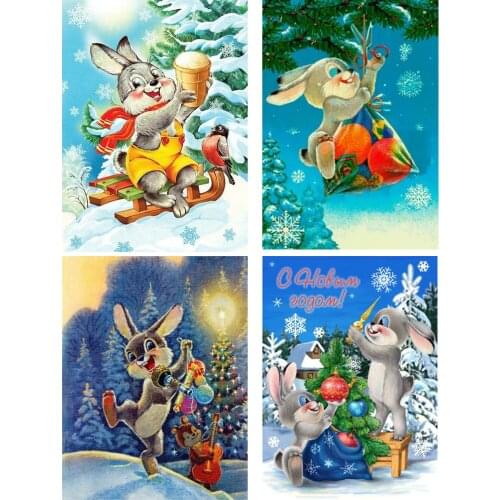 DPF 5D Cartoon Round/Square Diamond Painting Cross Stitch Crafts Diamond Embroidery Mosaic Needlework Kits Home Decor