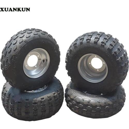 XUANKUN Four Karting Motorcycle ATV 19X7-8 18X9.5-8 Inch Tire Wheel Set