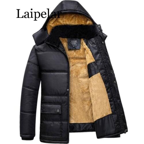 Laipelar 2019 Men Winter Jackets Parkas Snow Coats Fur Hood Male Warm Overcoat Tops Waterproof Windbreaker Outwear