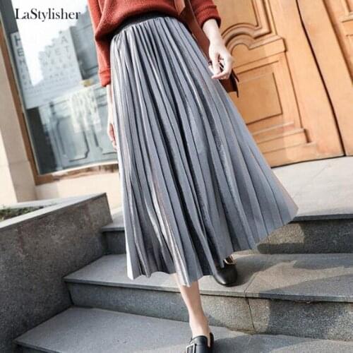 LaStylisher Women's Pleated Skirts