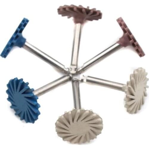 30pcs Dental Composite Polisher Kit Wheel With 65% Diamond Sand 6pcs/Box