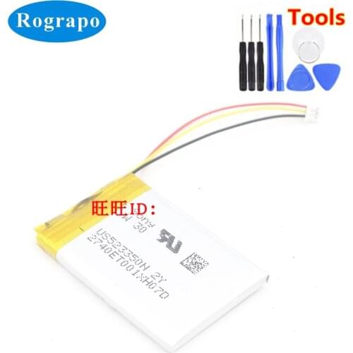 New 3.7V 850mAh Replacement Battery For iPOD 3th 4th Generation Photo 15G 20G 30G 40G Accumulator 3-wire Plug