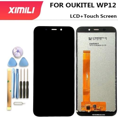 New Original 5.5" For OUKITEL WP12 Phone LCD Display +Touch Screen Digitizer Assembly Parts For Oukitel WP12 Replacement+tools