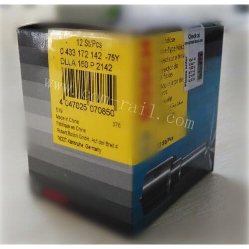 Original injector nozzle DLLA150P2142,0433172142 for 0445120182 ,0445120183, 0445120242