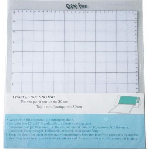 35Pcs Replacement Cutting Mat Transparent Adhesive Mat with Measuring Grid 12*12-Inch for Silhouette Cameo Plotter Machine