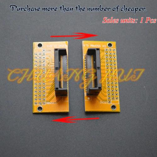 SSOP8-SSOP86 test socket Pitch=0.5mm SSOP IC TEST SOCKET Width can be adjusted freely without restriction