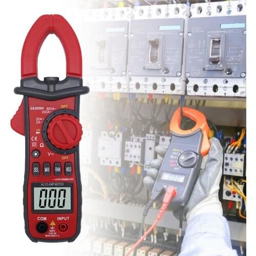 UA2008A Clamp Meter Ammeter Big Clamp Stable Performance Test Tools Multi-function AC Clamp Multimeter for Appliance Repair