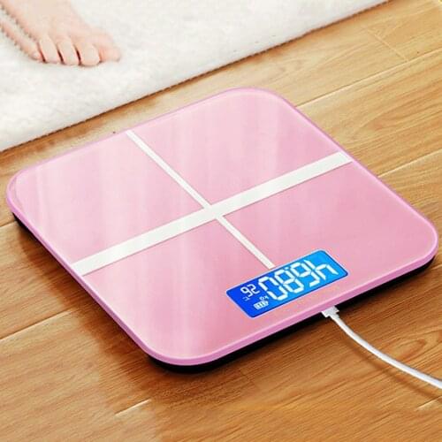USB Rechargeable Digital Body Scale High Accuracy Weight Scale Digital Body Weight Scale Bathroom Scale For Body Weight