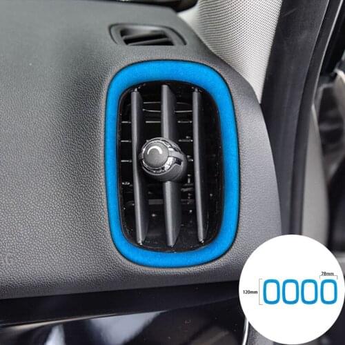 For BMW F54 F60 2018-2020 Alcantara Suede Wrap Car Air Conditioning Outlet Panel Trim Stickers Cover Mouldings Car-styling