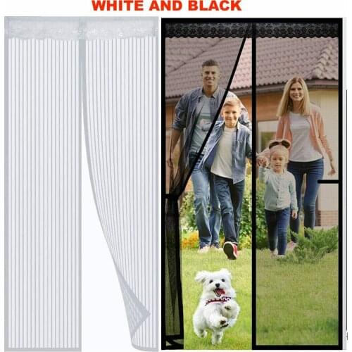 Hot Summer Anti Mosquito Insect Fly Bug Curtains Magnetic Net Mesh Automatic Closing Door Screen Kitchen Curtain