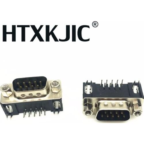 100pcs/lot Serial Port Connector RS232 DR9 9Pin Adapter Female Special Promotions Male