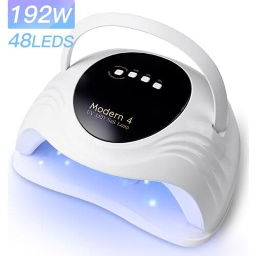 192W High-power Nail Lamp Nail Phototherapy Machine 48 Lamp Beads Quick-drying Painless Nail Lamp Nail Art Tool