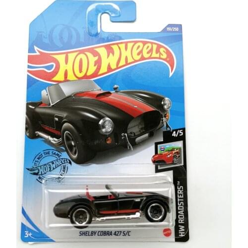 2020-191 Hot Wheels Cars SHELBY COBRA 427 S/C Metal Die-cast Simulation Model 1/64 Cars Toys