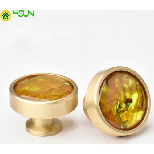 4 color/ Shell pattern brass knob Dresser Drawer Knobs Pulls Handles / Cupboard Knobs Furniture Cabinet Handle Pull Hardware