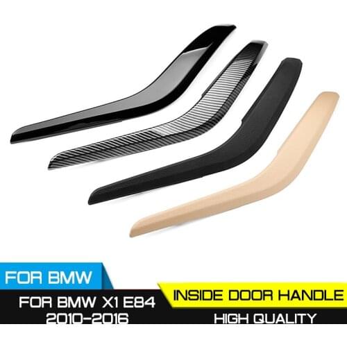 Car Carbon Fiber Pattern Inner Door Handle Trim Panel Handle Interior Door Handles For Bmw X1 E84 2010 2011 2013 2014 2015 2016