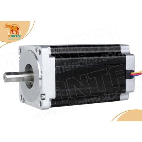 FROM EU! CNC Wantai Nema34 Stepper Motor 85BYGH450C-060 1700oz-in 151mm 6A Dual Flat Shaft CE ROHS ISO Milling Machine