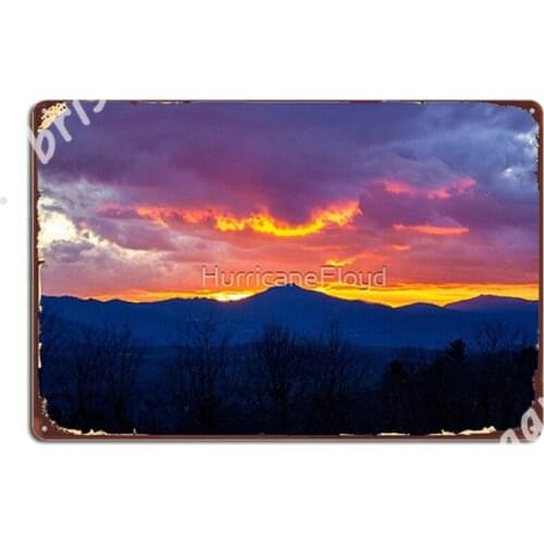 Grandfather Mountain On Fire Metal Signs Classic pub Garage Cinema Kitchen Plaques Tin sign Posters