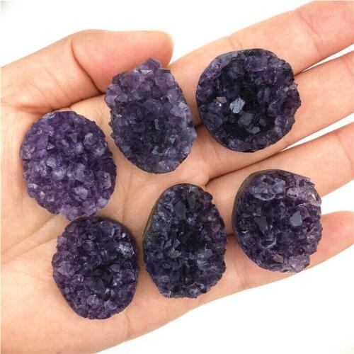 Cute Natural Crystal Uruguay Amethyst Quartz Crystal Cluster Specimen Healing Crafts Natural Quartz Crystals
