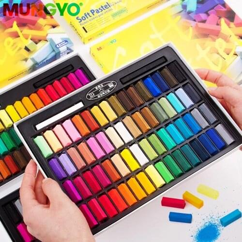 Mungyo Mini Soft Pastel 24 32 48 64 Colors Crayon Chalks for Artist Student Graffiti Painting Pen School Stationery Art Supplies
