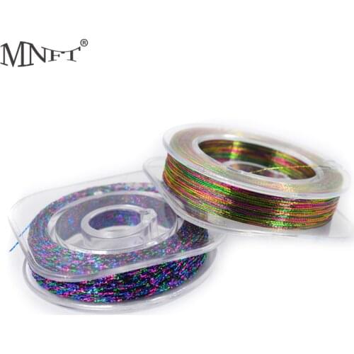MNFT 1Pcs 50M Guide Tying Thread Rod Build Braided Line Metallic Rod Building Wrapping Thread 14 Colors