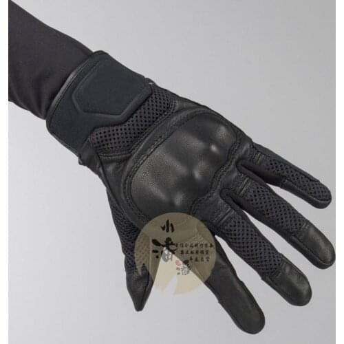 Motorcycle Urban Retro Leather Gloves Street Motorbike Vintage Classic Leather Gloves Mens Black Gloves