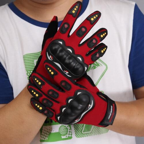 Motorcycle Touch Screen Riding Gloves Motorbike Wear-Resistant Non-Slip Tactical Glove Motorcycle Breathable Full Finger Gloves