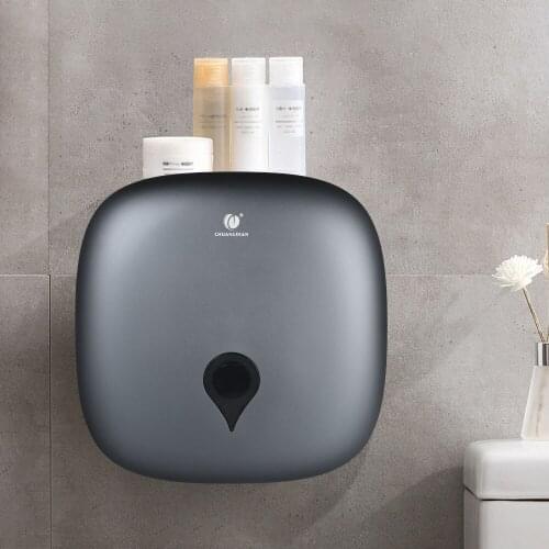 Wall Mounted Roll Tissue Dispenser Tissue Box Single Jumbo Waterproof Toilet Paper Dispenser Holder for Hotel Restaurant Home